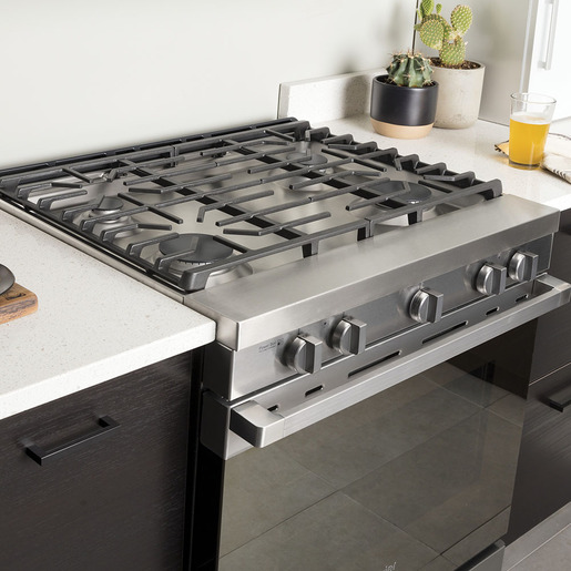 Estufa a Gas 30 pulgadas (76 cm) Stainless Steel Haier - QCGSS740RNSS