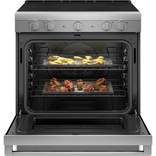 Estufa Eléctrica 240 V Vitrocerámica 30 pulgadas (76 cm) Stainless Steel Haier - QCSS740RNSS