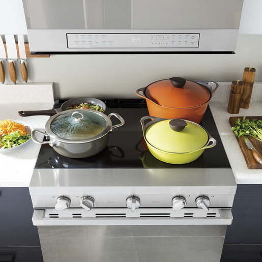 Estufa Eléctrica 240 V Vitrocerámica 30 pulgadas (76 cm) Stainless Steel Haier - QCSS740RNSS