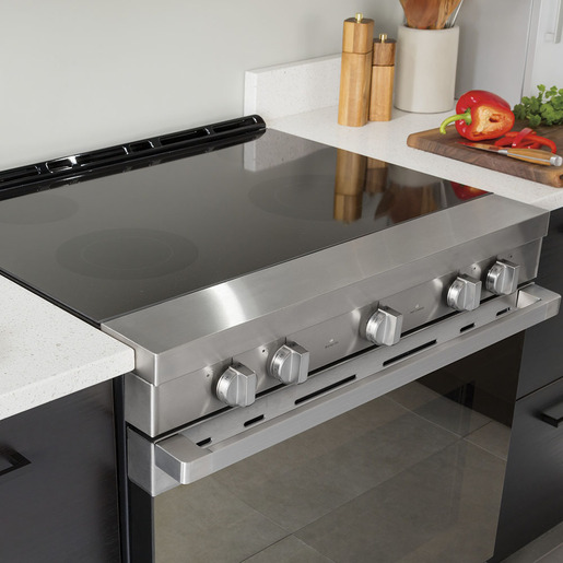Estufa Eléctrica 240 V Vitrocerámica 30 pulgadas (76 cm) Stainless Steel Haier - QCSS740RNSS