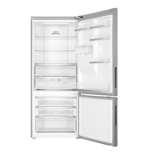 Refrigerador Bottom Freezer 425 L Inoxidable Haier - HBM425EMNSS0